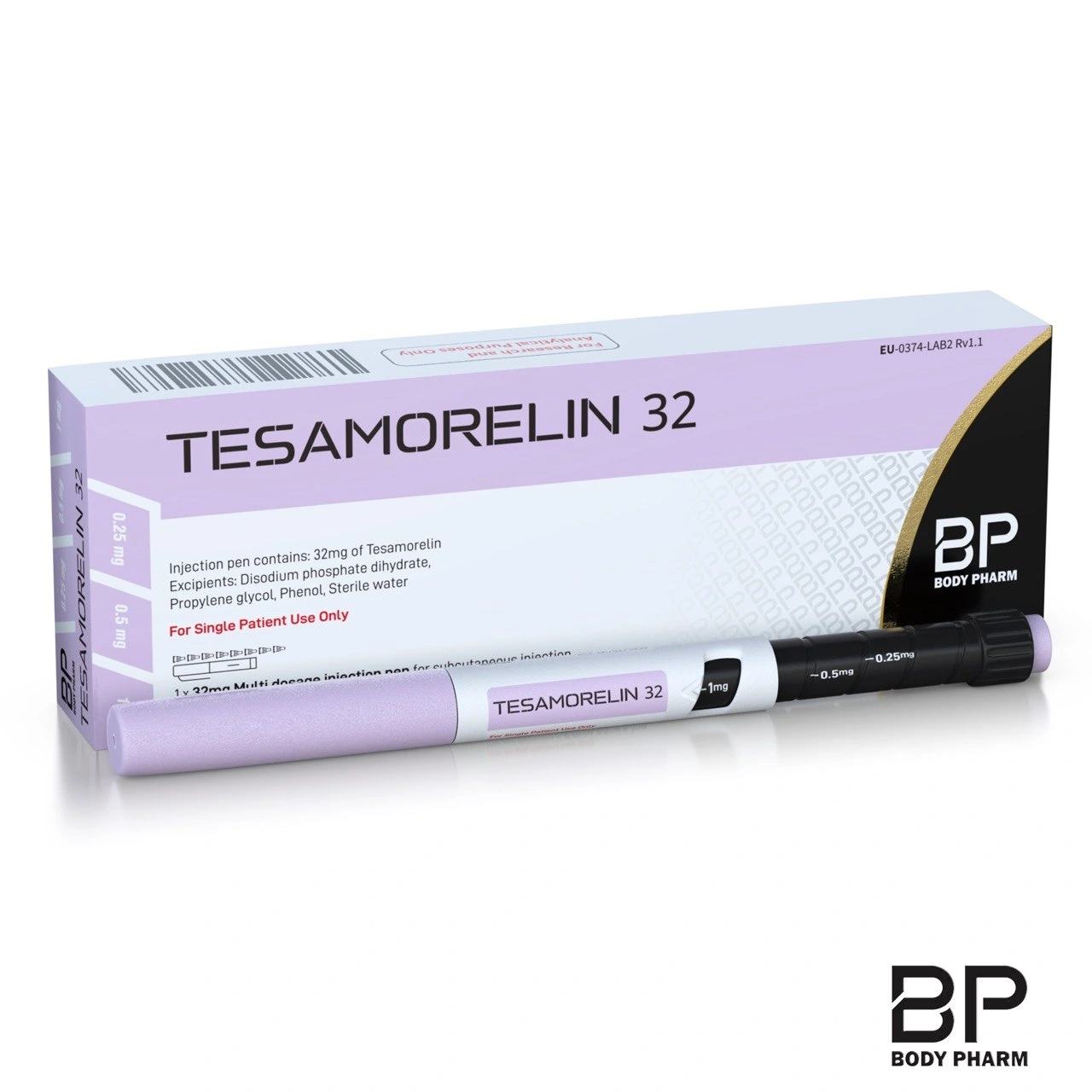 Tesamorelin packaging